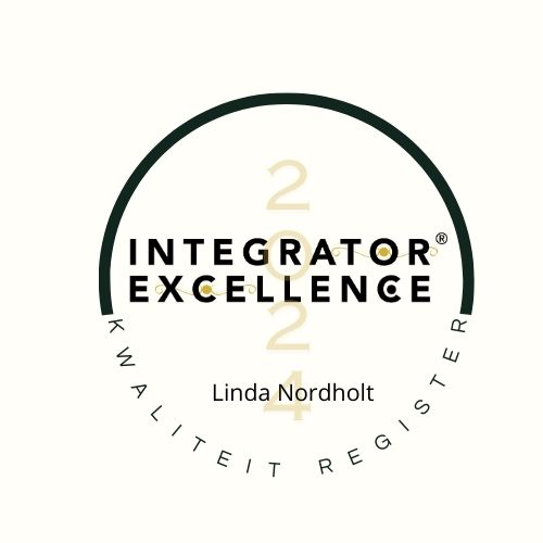 Integrator excellence embleem Linda Nordholt